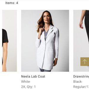 Jaanuu Neela white nurse doctor lab coat